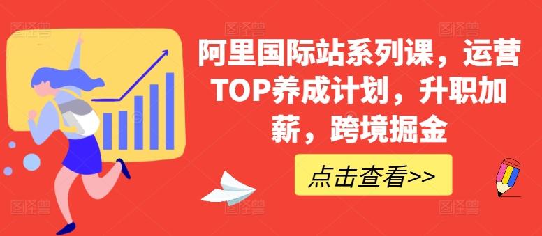 阿里国际站系列课，运营TOP养成计划，升职加薪，跨境掘金-87创业网