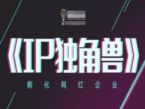 IP独角兽，孵化网红企业，ip教程-87创业网