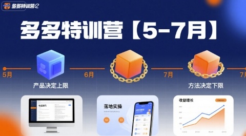 多多特训营【5-7月】产品决定上限，方法决定下限，各种玩法技巧落地实操-87创业网