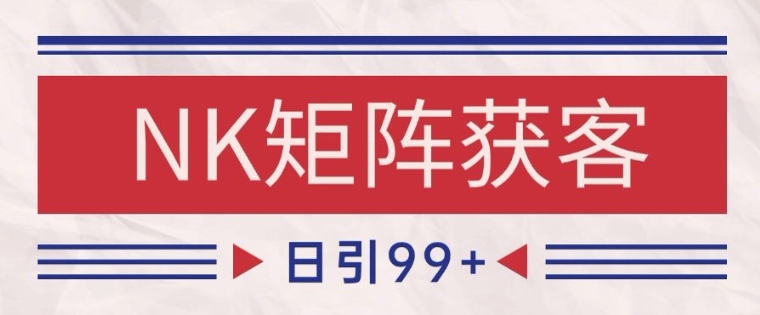 小红书某音NK赛道引流获客 自热矩阵日引200+【揭秘】-87创业网