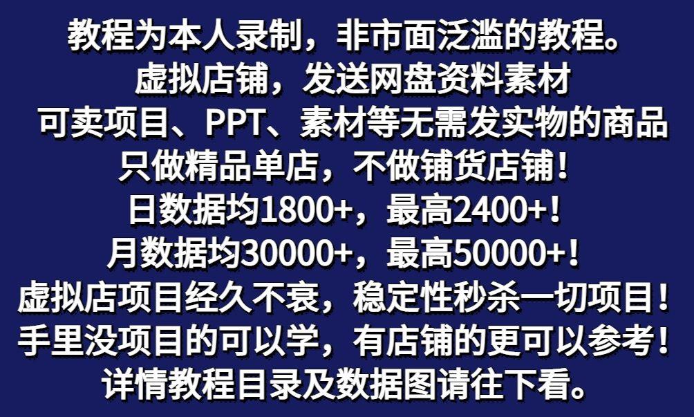 图片[2]-拼多多虚拟电商训练营月入50000+你也行，暴利稳定长久，副业首选-87创业网