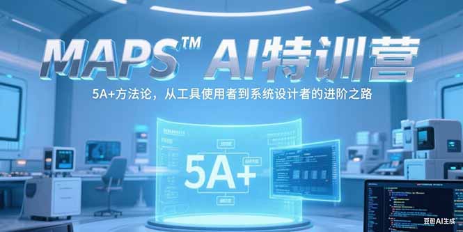 MAPSAI特训营，掌握 5A+方法论，从工具使用者到系统设计者的进阶之路-87创业网