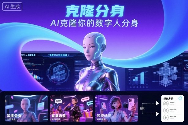 AI数字人认知实操课，克隆你的数字人分身-87创业网