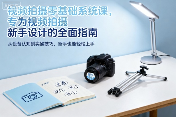 视频拍摄零基础系统课，专为视频拍摄新手设计的全面指南-87创业网
