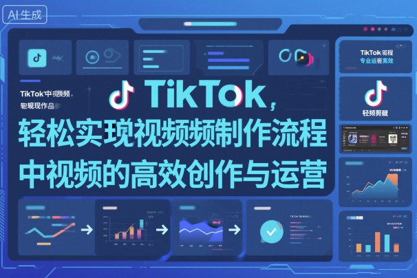 TikTok中视频制做流程，轻松实现Tk中视频的高效创作与运营-87创业网