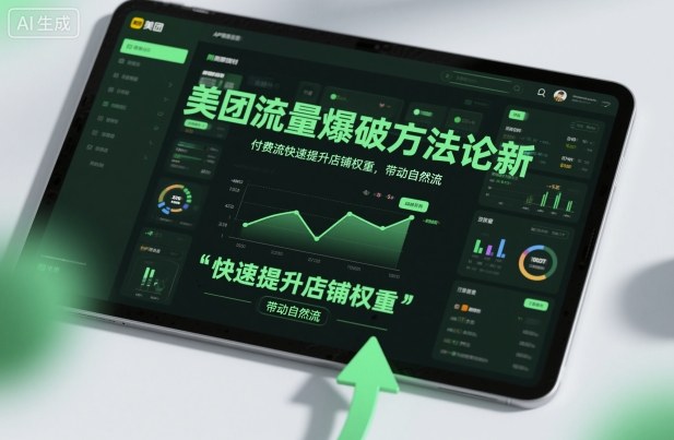 美团流量爆破方法论，付费流快速提升店铺权重，带动自然流-87创业网