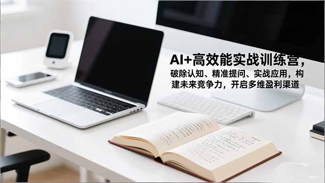 AI+高效能实战训练营，破除认知、精准提问、实战应用，构建未来竞争力，开启多维盈利渠道-87创业网