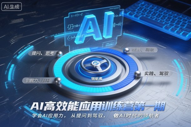 AI高效能应用训练营第一期，学会AI应用力，从提问到驾驭，做AI时代的领航者-87创业网