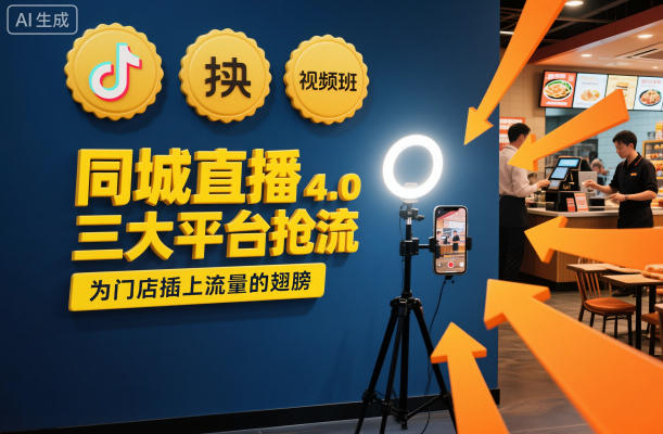 同城直播实操班4.0，三大平台抢流，为门店插上流量的翅膀-87创业网