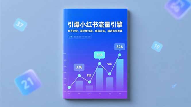 引爆小红书流量引擎，账号定位、视觉锤打造、底层认知，撬动首页推荐-87创业网