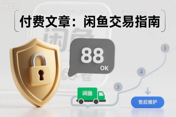 付费文章：闲鱼交易指南，怎么才能降低被坑被马扁的概率-87创业网