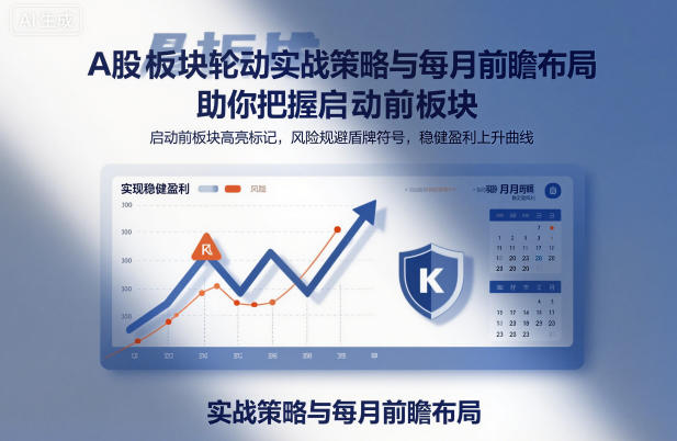 A股板块轮动实战策略与每月前瞻布局，助你把握启动前板块，规避风险，实现稳健盈利-87创业网