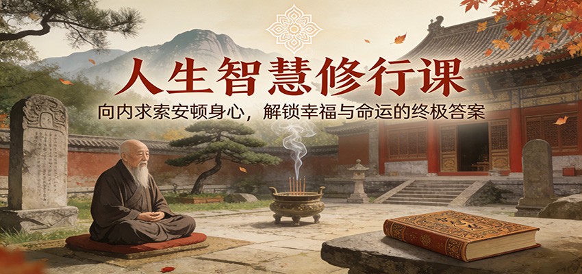 人生智慧修行课：向内求索安顿身心，解锁幸福与命运的终极答案-87创业网