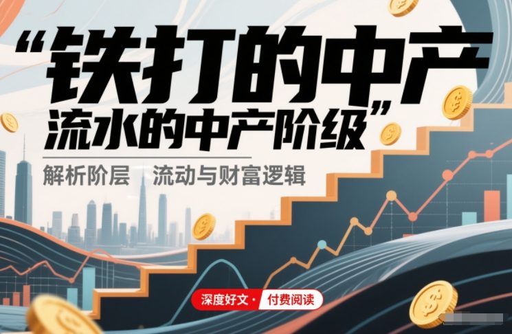 付费文章：铁打的中产，流水的中产阶级-87创业网