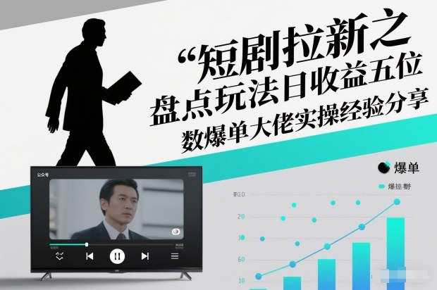 短剧拉新之盘点玩法日收益五位数爆单大佬实操经验分享-87创业网