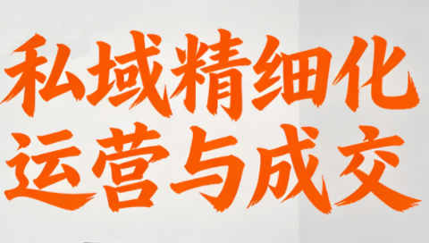 楚老师·私域精细化运营与成交-87创业网