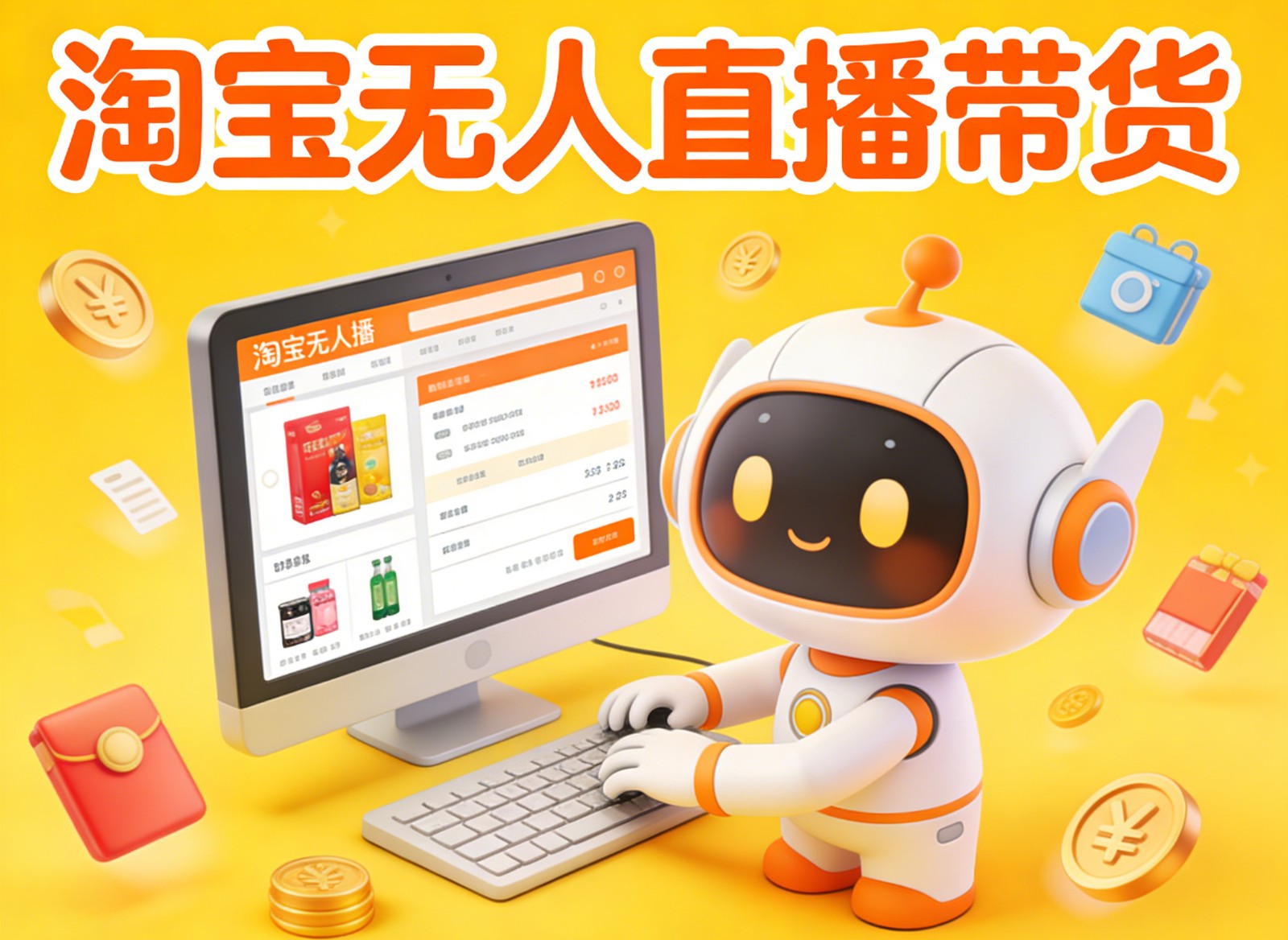 淘宝无人直播带货，24小时自动卖货，月佣金1W+，不违规不封号，不用露脸-87创业网