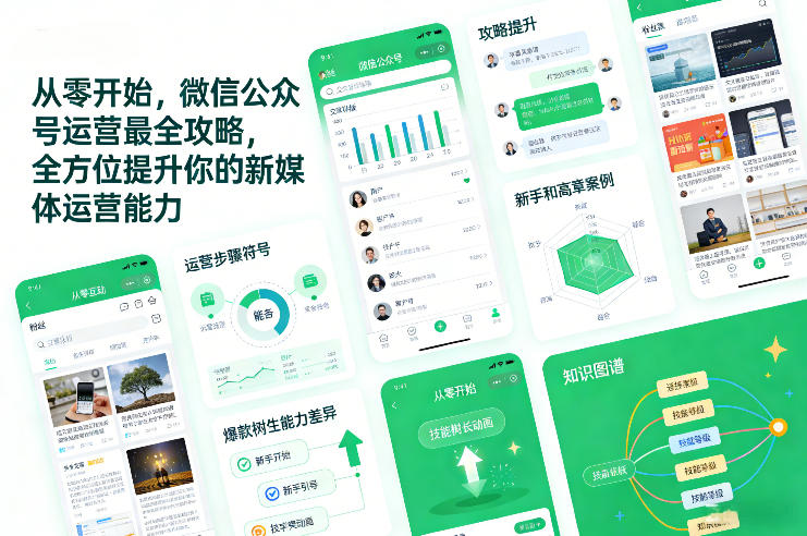 从零开始，微信公众号运营最全攻略，全方位提升你的新媒体运营能力-87创业网
