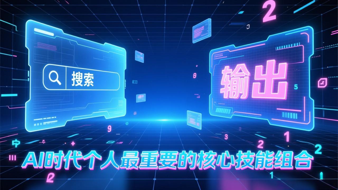 付费文章：AI时代个人最重要的核心技能组合：“输出能力”和“搜索能力”-87创业网