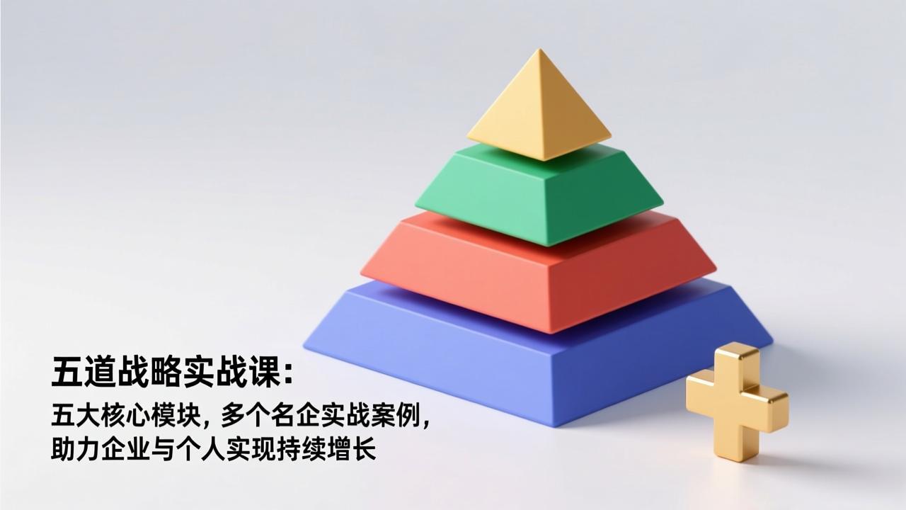 五道战略实战课：五大核心模块，多个名企实战案例，助力企业与个人实现持续增长-87创业网
