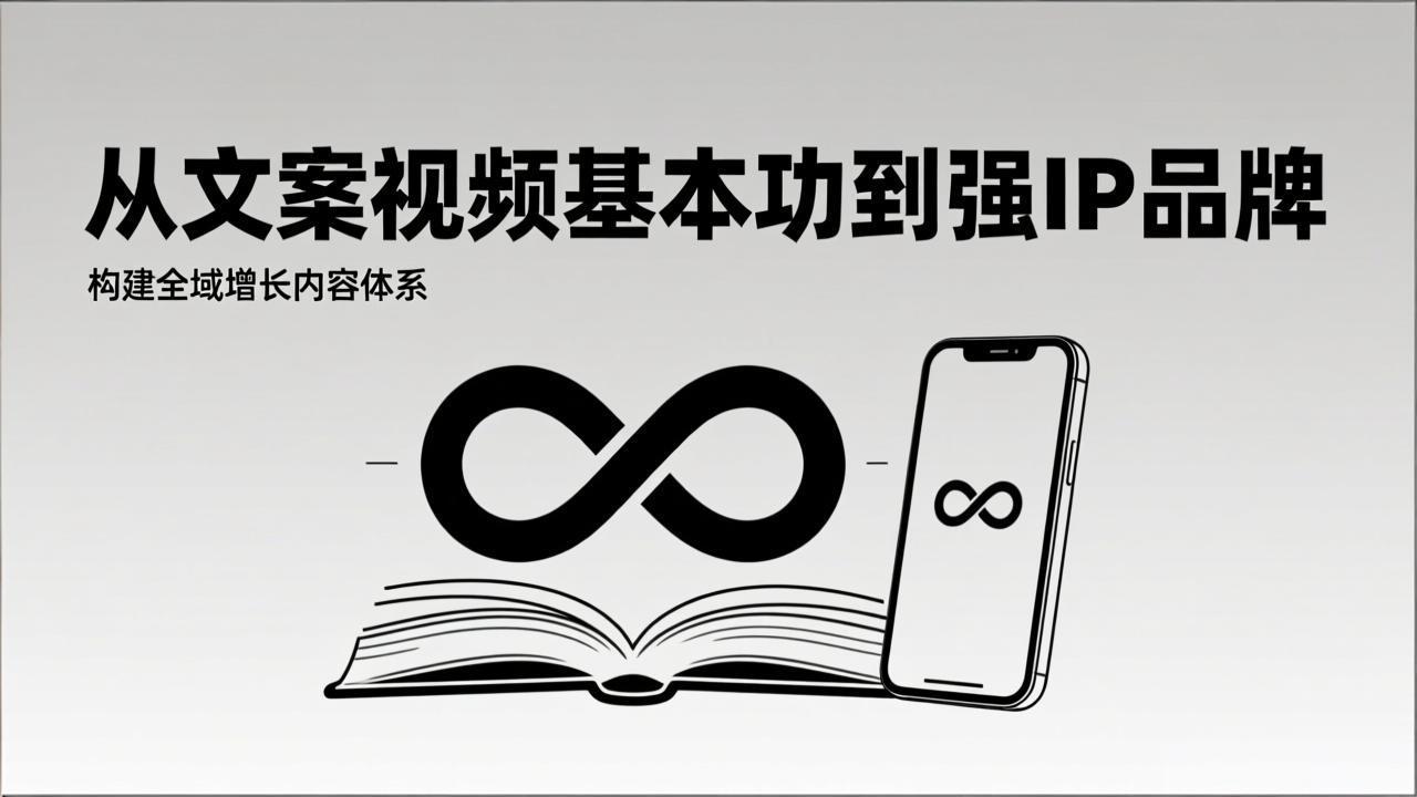2026内容获客系统课：从文案视频基本功到强IP品牌，构建全域增长内容体系-87创业网