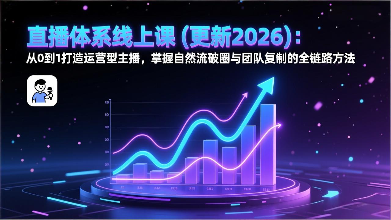 直播体系线上课(更新2026-87创业网