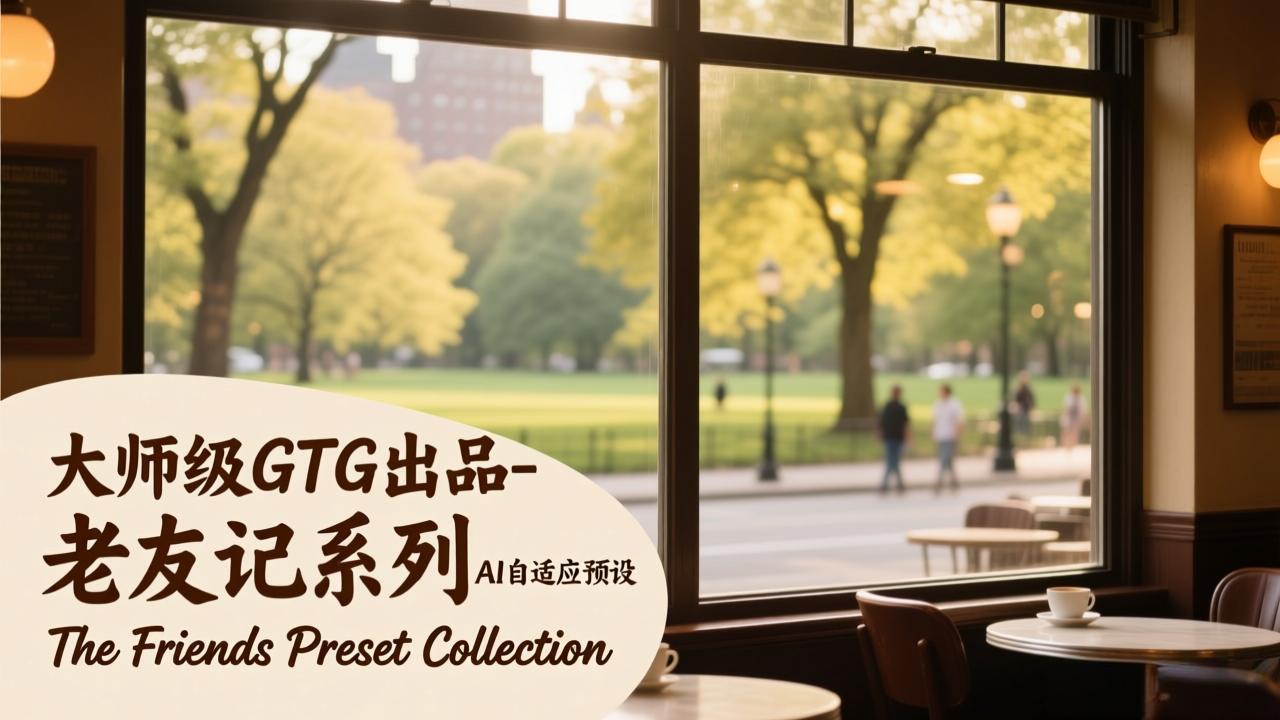 大师级GTG出品-老友记系列AI自适应预设The Friends Preset Collection-副业终点站