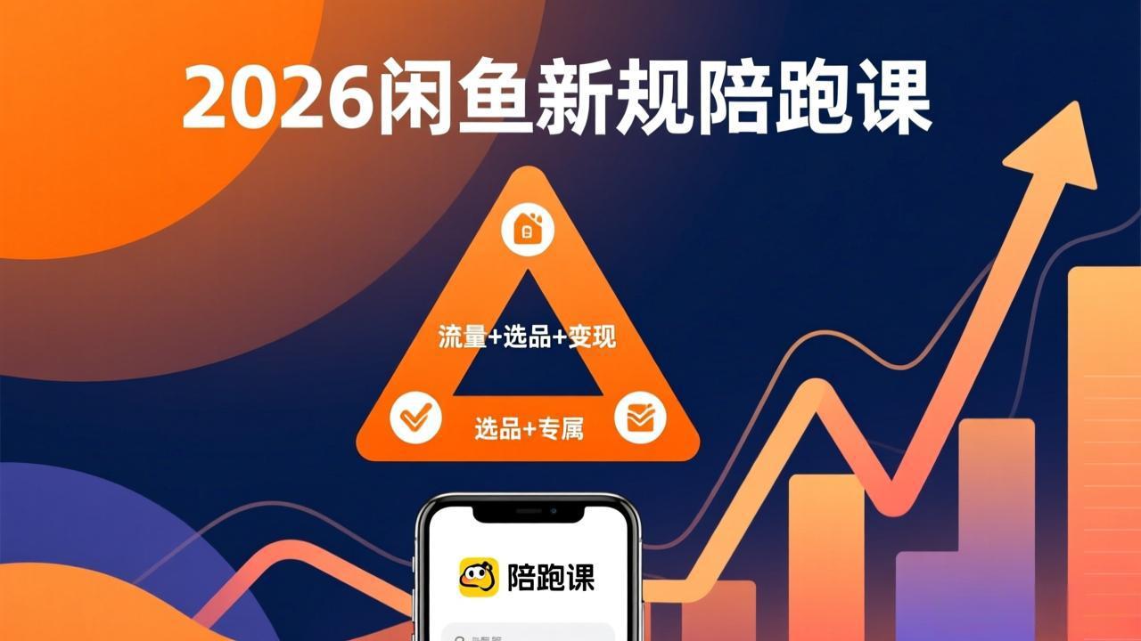 2026闲鱼高阶陪跑课全新上线,带你吃透新规玩转选品流量,从零搭建稳定变现盈利体系-副业终点站