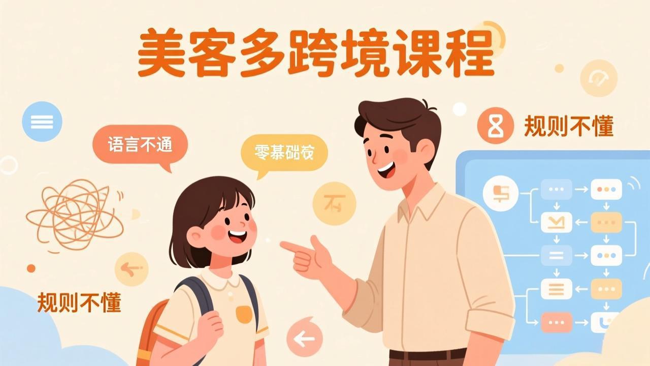 怕语言不通、怕不懂规则?零基础小白也能做的美客多跨境课,手把手带你美客多开店稳赚-副业终点站