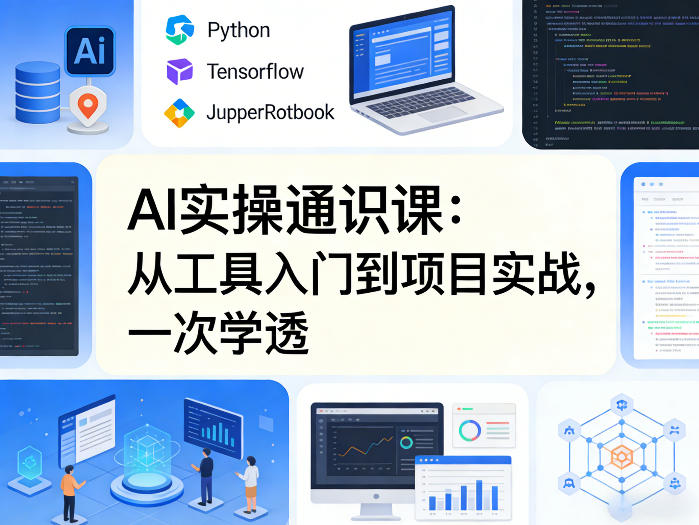 AI实操通识课，从工具入门到项目实战，一次学透-副业终点站