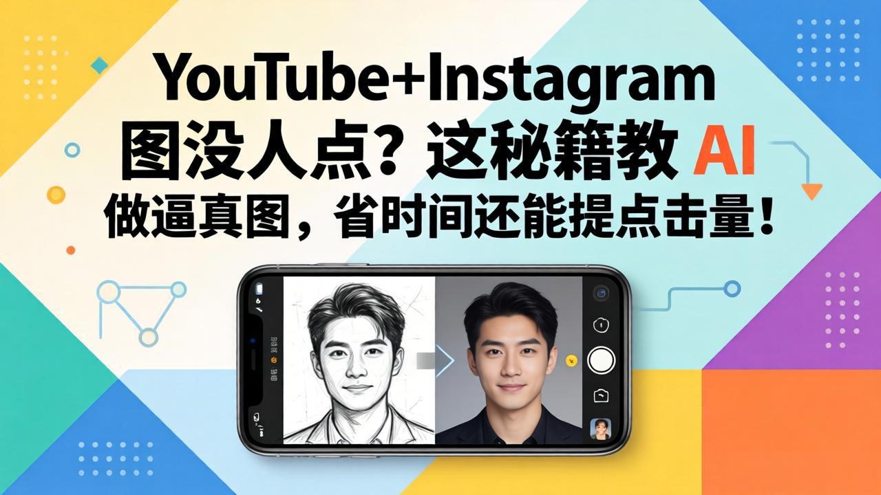 YouTube+Instagram图没人点？这秘籍教 AI 做逼真图，省时间还能提点击量-副业终点站