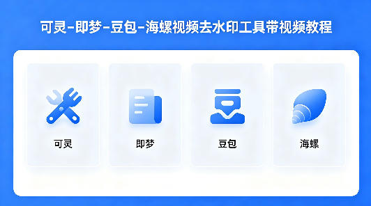 可灵–即梦–豆包–海螺视频去水印工具带视频教程-副业终点站