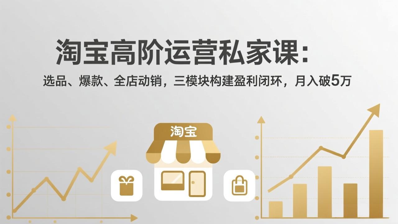 淘宝高阶运营私家课(更新26年4月18-副业终点站