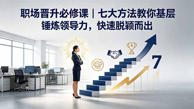 付费文章：职场晋升必修课｜七大方法教你基层锤炼领导力，快速脱颖而出-副业终点站