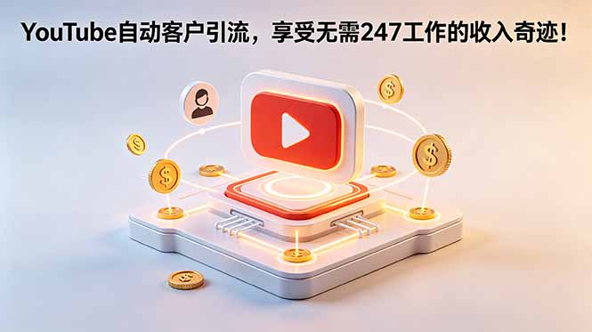 YouTube 自动客户引流，享受无需 247 工作的收入奇迹！【原创双语字幕】-副业终点站