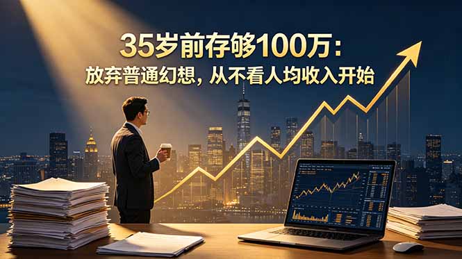 35岁前存够100万：放弃普通幻想，从不看人均收入开始-副业终点站