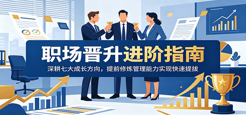 职场晋升进阶指南:深耕七大成长方向,提前修炼管理能力实现快速提拔-副业终点站