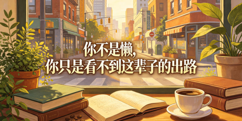 付费文章：你不是懒，你只是看不到这辈子的出路-副业终点站