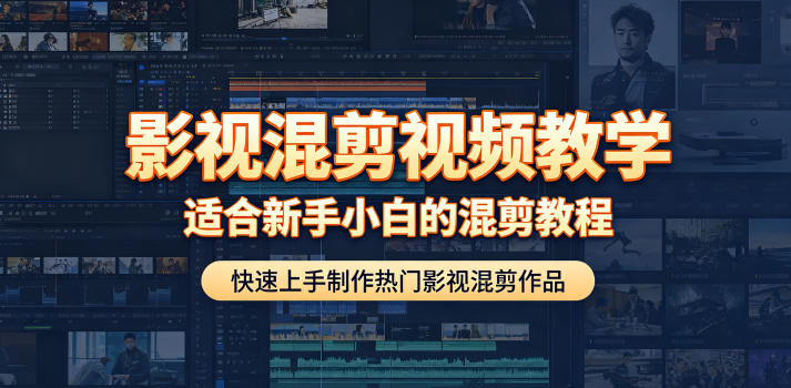 影视混剪视频教学，适合新手小白的混剪教程，快速上手制作热门影视混剪作品-副业终点站