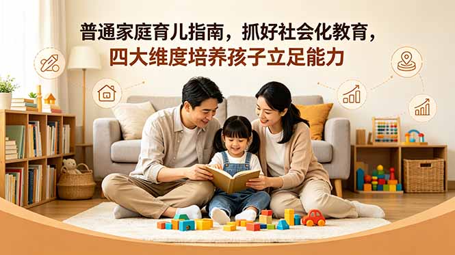 付费文章：普通家庭育儿指南，抓好社会化教育，四大维度培养孩子立足能力-副业终点站