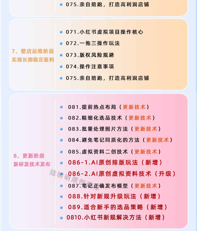 图片[4]-小红书虚拟项目特训班9.0，全面拥抱AI，批量产出原创PPT货源，单品/单店纯利润几万到几十W-副业终点站