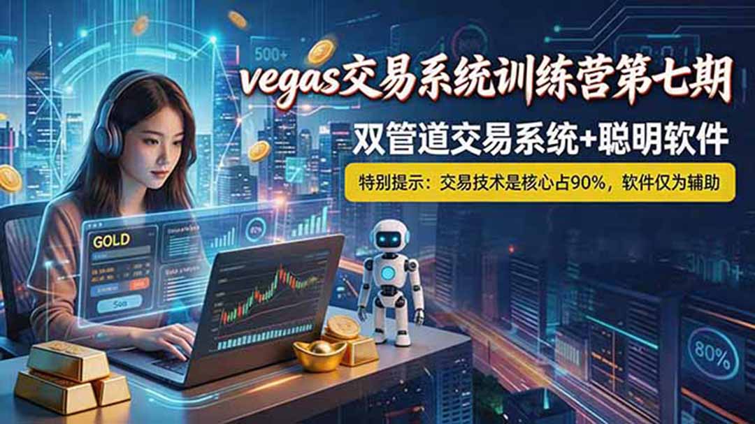 【海外美金AI搬砖】Vegas交易技术+聪明软件， 黄金期货日赚50-1000U， 长期稳定，小白轻松上手-副业终点站