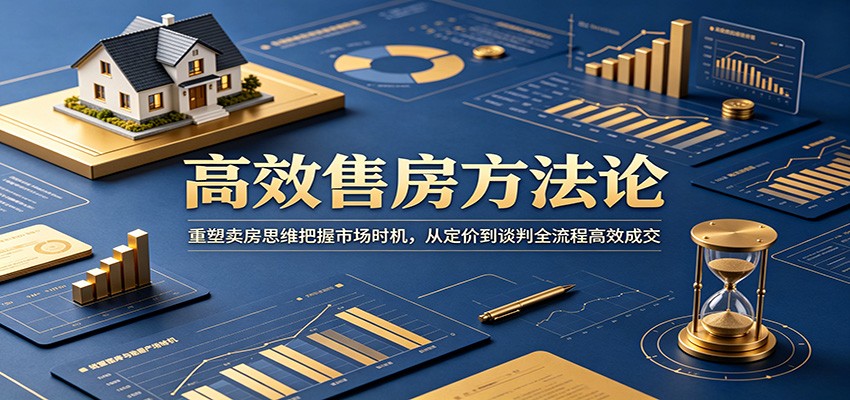 高效售房方法论：重塑卖房思维把握市场时机，从定价到谈判全流程高效成交-副业终点站
