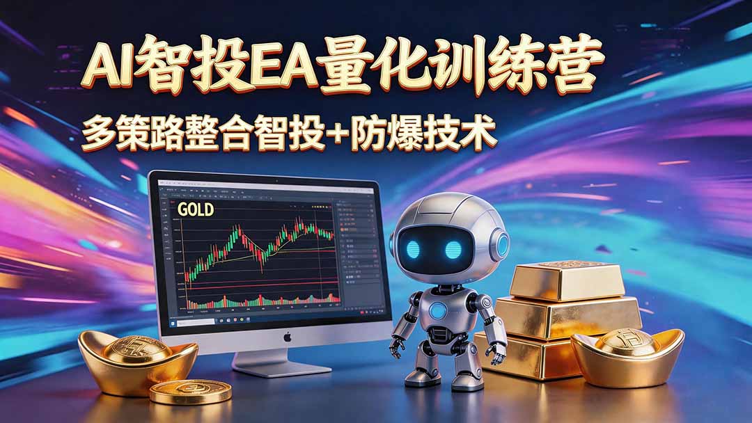 AI智投EA量化运营技术,自动化黄金操盘技术,小白也可以轻松上手日入1000+-副业终点站