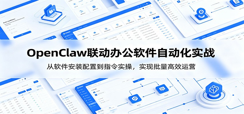 OpenClaw自动化实操课：从软件安装配置到指令实操，实现批量高效运营-副业终点站