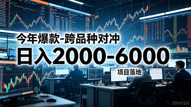今年爆款-跨品种对冲日入2000-6000，项目落地！-副业终点站