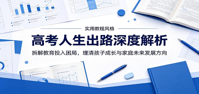 高考人生出路深度解析：拆解教育投入困局，理清孩子成长与家庭未来发展方向-副业终点站
