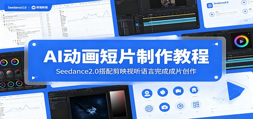 AI动画短片制作教程:Seedance2.0搭配剪映视听语言完成成片创作-副业终点站