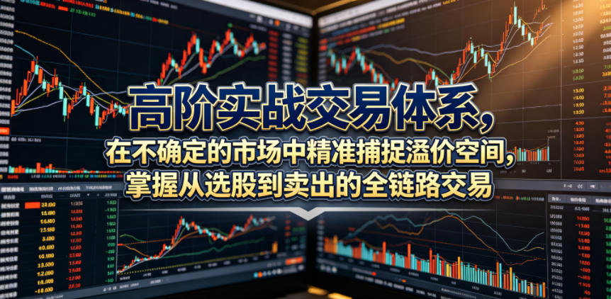 高阶实战交易体系，在不确定的市场中精准捕捉溢价空间，掌握从选股到卖出的全链路交易心法(更新6月)-副业终点站