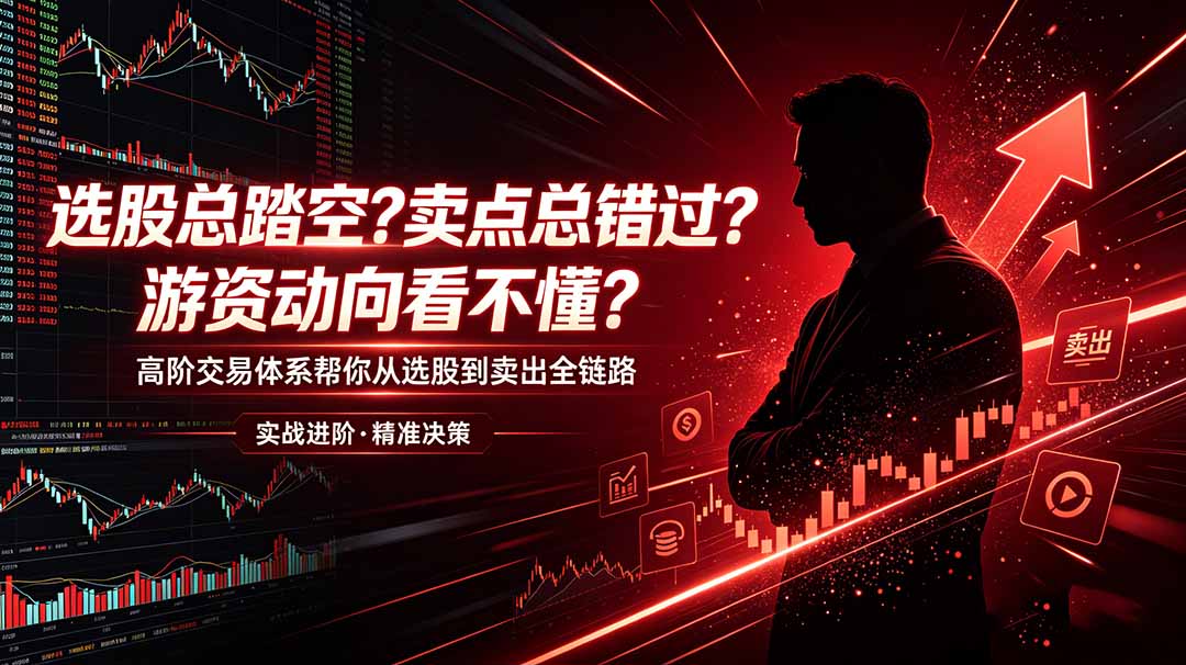 选股总踏空？卖点总错过？游资动向看不懂？高阶交易体系帮你从选股到卖出全链路(更新6月-副业终点站